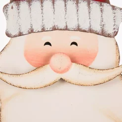 Outdoor Christmas Decorations Glitzhome 36 In. H Iron Santa Yard Stake -Christmas Lights Sales glitzhome christmas yard decorations 1106003477 1f 1000