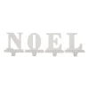 Indoor Christmas Decorations Glitzhome 5.91 In. H Wooden/Metal NOEL Stocking Holder (Set Of 4)
