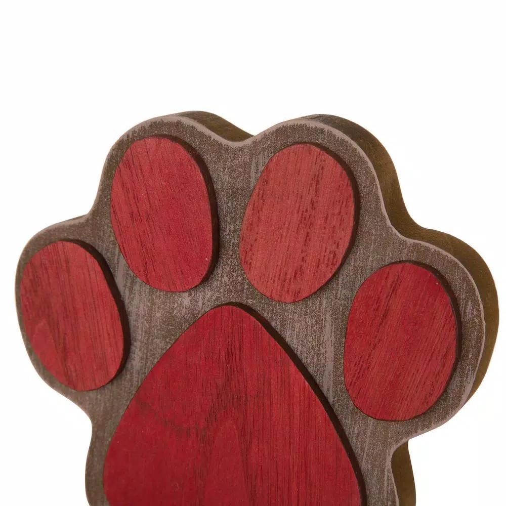Indoor Christmas Decorations Glitzhome 6.30 In. H Wooden/Metal Paw Stocking Holder 5 Indoor Christmas Decorations Glitzhome 6.30 In. H Wooden/Metal Paw Stocking Holder - Image 3