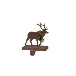 Indoor Christmas Decorations Glitzhome Wooden/Metal Reindeer Stocking Holder (2-Pack) -Christmas Lights Sales glitzhome stocking holders 2005000002 c3 1000