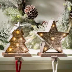 Indoor Christmas Decorations Glitzhome Marquee LED Wooden/Metal Christmas Tree And Star Stocking Holder (Set Of 2) 11 Indoor Christmas Decorations Glitzhome Marquee LED Wooden/Metal Christmas Tree And Star Stocking Holder (Set Of 2) -Christmas Lights Sales glitzhome stocking holders 2005000006 31 1000