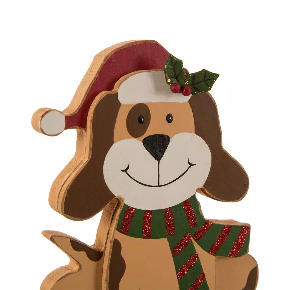Indoor Christmas Decorations Glitzhome 5.00 In. L X 3.82 In. W X 7.76 In. H Wooden/Metal Cat And Dog Stocking Holder Set Of 2 5 Indoor Christmas Decorations Glitzhome 5.00 In. L X 3.82 In. W X 7.76 In. H Wooden/Metal Cat And Dog Stocking Holder Set Of 2 - Image 3
