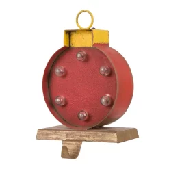 Indoor Christmas Decorations Glitzhome 2-Pack Marquee LED Ornament Stocking Holder -Christmas Lights Sales glitzhome stocking holders 2005000013 4f 1000