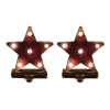 Indoor Christmas Decorations Glitzhome 2-Pack Marquee LED Star Stocking Holder -Christmas Lights Sales glitzhome stocking holders 2005000014 64 1000
