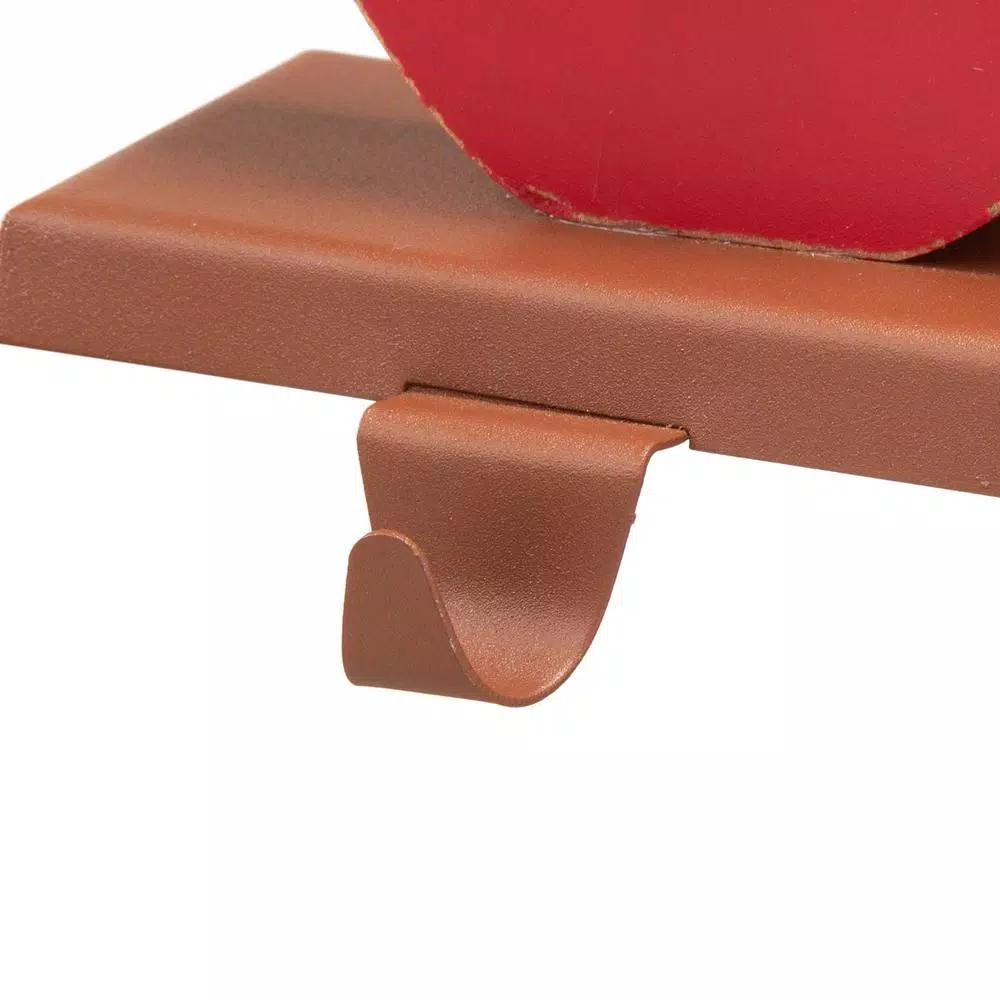 Indoor Christmas Decorations Glitzhome 6.3 In. L Wooden/Metal Cardinal Stocking Holder 6 Indoor Christmas Decorations Glitzhome 6.3 In. L Wooden/Metal Cardinal Stocking Holder - Image 4