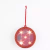 Christmas Tree Decorations Haute Decor 4 In. Red Lighted Holographic Ornament (1-Pack) -Christmas Lights Sales haute decor christmas ornaments dcgd0007 64 1000