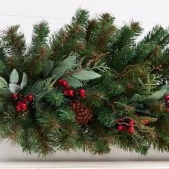 Christmas Greenery Home Accents Holiday 17 Ft. Woodmoore Unlit Artificial Christmas Garland -Christmas Lights Sales home accents holiday christmas garland chzh3811602th9 a0 1000