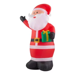 Outdoor Christmas Decorations Home Accents Holiday 6.5 Ft. Inflatable Santa -Christmas Lights Sales home accents holiday christmas inflatables 117581 40 1000