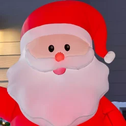 Outdoor Christmas Decorations Home Accents Holiday 6.5 Ft. Inflatable Santa -Christmas Lights Sales home accents holiday christmas inflatables 117581 a0 1000