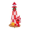 Outdoor Christmas Decorations Home Accents Holiday 7.5 Ft. Inflatable Lighthouse Scene -Christmas Lights Sales home accents holiday christmas inflatables 118009 64 1000