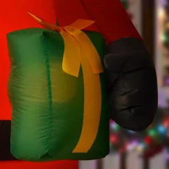 Outdoor Christmas Decorations Home Accents Holiday 6.5 Ft. LED Outdoor Inflatable Black Santa 11 Outdoor Christmas Decorations Home Accents Holiday 6.5 Ft. LED Outdoor Inflatable Black Santa -Christmas Lights Sales home accents holiday christmas inflatables 118093 1d 1000