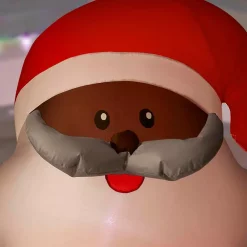 Outdoor Christmas Decorations Home Accents Holiday 6.5 Ft. LED Outdoor Inflatable Black Santa 10 Outdoor Christmas Decorations Home Accents Holiday 6.5 Ft. LED Outdoor Inflatable Black Santa -Christmas Lights Sales home accents holiday christmas inflatables 118093 a0 1000