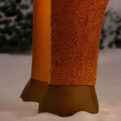 Outdoor Christmas Decorations Home Accents Holiday 10.5 Ft. Pre-Lit LED Giant-Sized Inflatable Fuzzy Standing Reindeer -Christmas Lights Sales home accents holiday christmas inflatables 118723 1d 1000