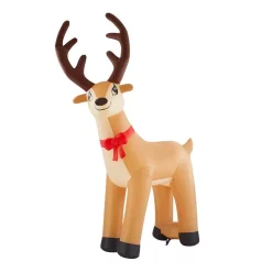 Outdoor Christmas Decorations Home Accents Holiday 11 Ft. Giant Inflatable Reindeer With LED Lights -Christmas Lights Sales home accents holiday christmas inflatables 118763 40 1000
