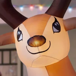 Outdoor Christmas Decorations Home Accents Holiday 11 Ft. Giant Inflatable Reindeer With LED Lights -Christmas Lights Sales home accents holiday christmas inflatables 118763 a0 1000