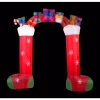Outdoor Christmas Decorations Home Accents Holiday 9.5 Ft. Inflatable Christmas Airblown Archway-Mixed Media-Stocking -Christmas Lights Sales home accents holiday christmas inflatables g 36825 64 1000