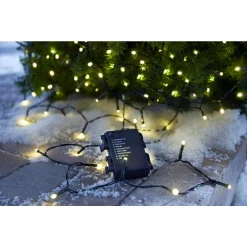 Christmas Lights Home Accents Holiday 26 Ft. 100-Light White LED Battery-Operated Light String With Timer, 8-Functions -Christmas Lights Sales home accents holiday christmas string lights tyy1808 1815 66 1000