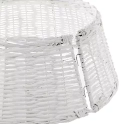 Christmas Tree Decorations Home Accents Holiday 27 In. D White Wicker Christmas Tree Collar -Christmas Lights Sales home accents holiday christmas tree skirts collars 4051320 a0 1000