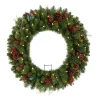 Christmas Greenery Home Accents Holiday 30 In. Winslow Fir Battery Operated Pre-lit Artificial Christmas Wreath With 175 Tips And 50 Warm White Lights -Christmas Lights Sales home accents holiday christmas wreaths gd26p4598l02 64 1000