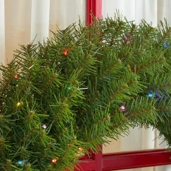 Christmas Greenery Home Accents Holiday 32 In. Norwood Fir Artificial Wreath With Multi-LED Light -Christmas Lights Sales home accents holiday christmas wreaths nf 315 32w b1 66 1000