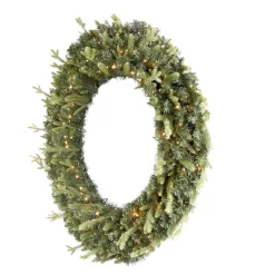 Christmas Greenery Home Accents Holiday 48 In. Jackson Prelit Led Artificial Wreath With 200-Low Voltage LED Micro Dot Lights -Christmas Lights Sales home accents holiday christmas wreaths seyi710009t61 40 1000