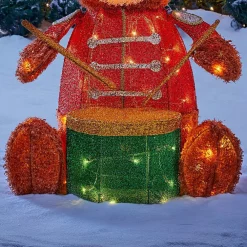 Outdoor Christmas Decorations Home Accents Holiday 3 Ft Yuletide Lane LED Teddy Bear -Christmas Lights Sales home accents holiday christmas yard decorations ty216 2014 1d 1000