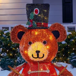 Outdoor Christmas Decorations Home Accents Holiday 3 Ft Yuletide Lane LED Teddy Bear -Christmas Lights Sales home accents holiday christmas yard decorations ty216 2014 a0 1000