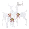 Outdoor Christmas Decorations Home Accents Holiday 3-Piece Fantasleigh Outdoor Christmas Deer Family With LED Cool White Lights -Christmas Lights Sales home accents holiday christmas yard decorations ty594 2014 64 1000