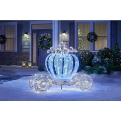 Outdoor Christmas Decorations Home Accents Holiday 4 Ft. LED Twinkling Carriage -Christmas Lights Sales home accents holiday christmas yard decorations ty721 1614 40 1000