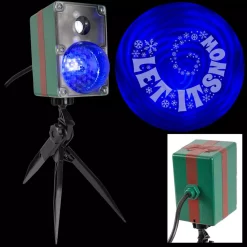 LightShow Blue/White Christmas LightShow Projection SwirlingSpirals-Let It Snow -Christmas Lights Sales lightshow christmas light projectors 115716 c3 1000