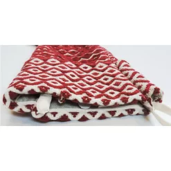 Indoor Christmas Decorations LR Home 20 In. Cotton Red And White Chevron Christmas Stocking -Christmas Lights Sales lr home christmas stockings speci04626red1220 c3 1000