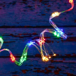 Christmas Lights LUMABASE 100-Light LED Battery Operated Multi-Color Multi-Strand Fairy String Lights (Set Of 2) -Christmas Lights Sales lumabase christmas novelty lights 58802 76 1000