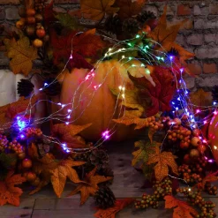 Christmas Lights LUMABASE 100-Light LED Battery Operated Multi-Color Multi-Strand Fairy String Lights (Set Of 2) -Christmas Lights Sales lumabase christmas novelty lights 58802 c3 1000