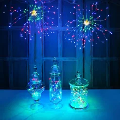 Christmas Lights LUMABASE 200-Light Bulbs Multi-Color LED Battery Operated Lights With Remote Control (Set Of 2) -Christmas Lights Sales lumabase christmas novelty lights 59102 1f 1000