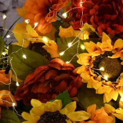 Christmas Lights LUMABASE 5 Ft. 100-Light LED White Firecracker String Lights With Silver Cord (2-Pack) -Christmas Lights Sales lumabase christmas novelty lights 65002 4f 1000