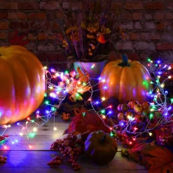 Christmas Lights LUMABASE 300-Lights LED Multi-Color Electric Firecracker Fairy String Lights -Christmas Lights Sales lumabase christmas string lights 58501 1f 1000