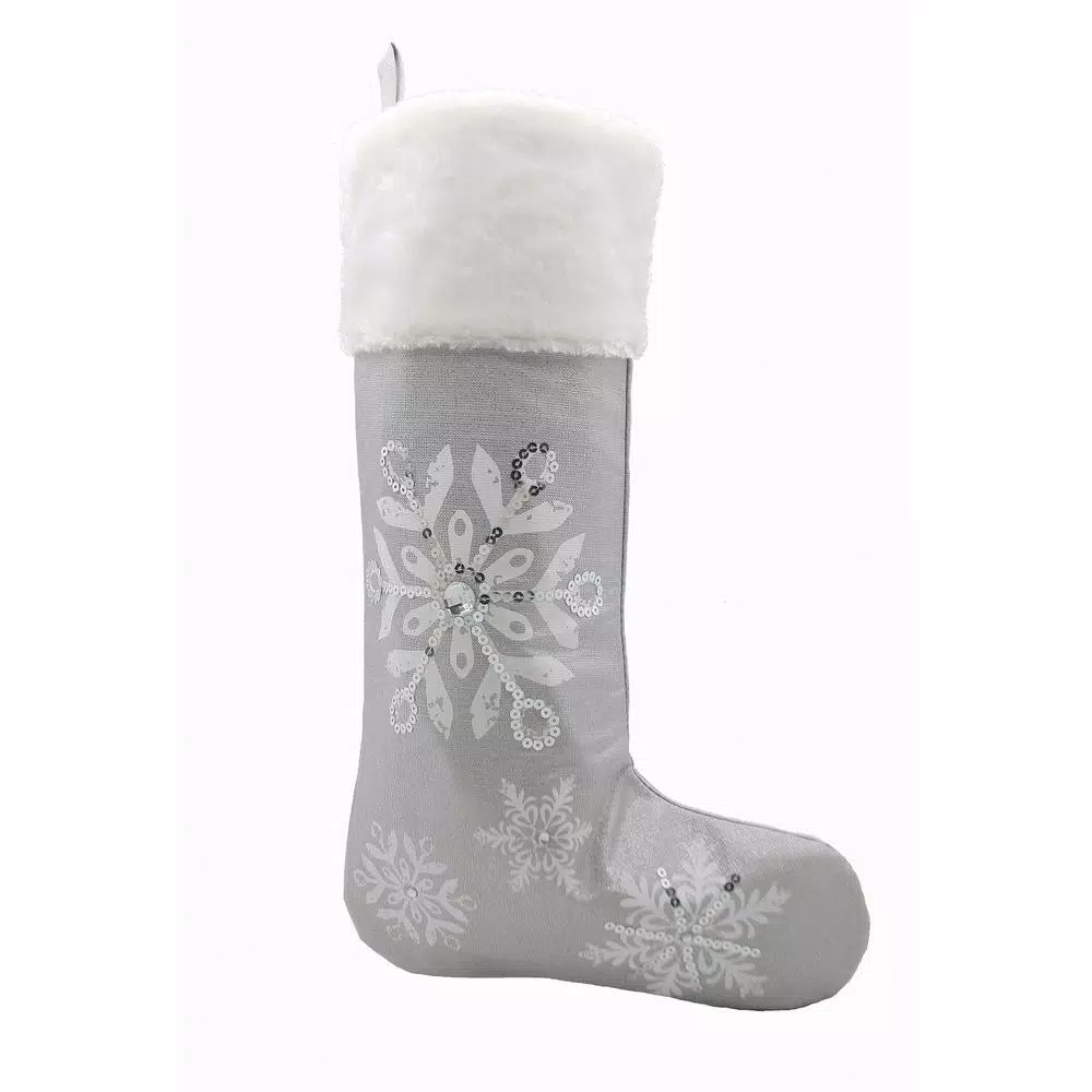 Indoor Christmas Decorations Manor Luxe 20 In. Glistening Snow Christmas Stocking 3 Indoor Christmas Decorations Manor Luxe 20 In. Glistening Snow Christmas Stocking