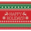 Outdoor Christmas Decorations My Door Decor 7 Ft. X 8 Ft. Ugly Christmas Sweater Happy Holidays-Christmas Garage Door Decor Mural For Single Car Garage -Christmas Lights Sales my door decor christmas flags 285903xmas 014 64 1000