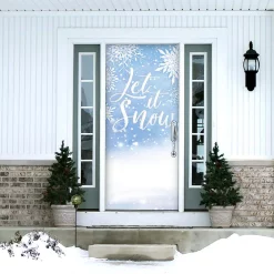 Outdoor Christmas Decorations My Door Decor 36 In. X 80 In. Let It Snow-Christmas Front Door Decor Mural 6 Outdoor Christmas Decorations My Door Decor 36 In. X 80 In. Let It Snow-Christmas Front Door Decor Mural -Christmas Lights Sales my door decor christmas flags 285906xmas 014 c3 1000