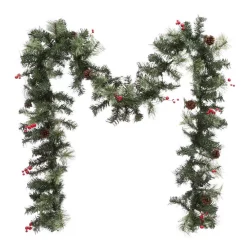 Christmas Greenery National Tree Company 9 Ft. Unlit Cashmere Artificial Garland With Pinecones And Red Berries -Christmas Lights Sales national tree company christmas garland ccb19 9a 40 1000