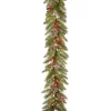 Christmas Greenery National Tree Company 9 Ft. Bristle Berry Pine Artificial Christmas Garland With Battery Operated LED Lights -Christmas Lights Sales national tree company christmas garland pebb3 300 9b b1 64 1000