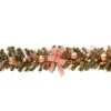 Christmas Greenery National Tree Company 72 In. Decorated Pine Garland With Bow, Gold Ornaments, Berries And LED -Christmas Lights Sales national tree company christmas garland rac sk1663 1 64 1000