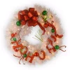 Christmas Greenery National Tree Company 24 In. Battery Operated Decorative Collection Ho Ho Ho Wreath With Warm White LED Lights -Christmas Lights Sales national tree company christmas wreaths dc13 136 24wb 1 64 1000