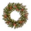 Christmas Greenery National Tree Company 30 In. Frosted Pine Berry Wreath With Battery Operated LED Lights -Christmas Lights Sales national tree company christmas wreaths fpb 300 30wb 1 64 1000