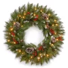 Christmas Greenery National Tree Company Frosted Berry 24 In. Artificial Wreath With Clear Lights -Christmas Lights Sales national tree company christmas wreaths frb 24wlo 1 64 1000