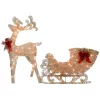 Outdoor Christmas Decorations National Tree Company 48 In. Reindeer And Santas Sleigh With LED Lights 1 Outdoor Christmas Decorations National Tree Company 48 In. Reindeer And Santas Sleigh With LED Lights -Christmas Lights Sales national tree company christmas yard decorations df 140009u 64 1000
