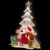Outdoor Christmas Decorations National Tree Company 16 In. Lighted Tree Santa Scene -Christmas Lights Sales national tree company christmas yard decorations mzc 879 64 1000