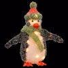 Outdoor Christmas Decorations National Tree Company Pre-Lit 18 In. Tinsel Penguin