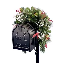 Outdoor Christmas Decorations National Tree Company 36 In. Wintry Pine Collection Mailbox Cover