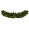 Christmas Greenery Nearly Natural 6 Ft. X 18 In. Pre-Lit Christmas Pine Extra Wide Artificial Garland With 100 Multi-Colored LED Lights 2 Christmas Greenery Nearly Natural 6 Ft. X 18 In. Pre-Lit Christmas Pine Extra Wide Artificial Garland With 100 Multi-Colored LED Lights -Christmas Lights Sales nearly natural christmas garland 4460 64 1000